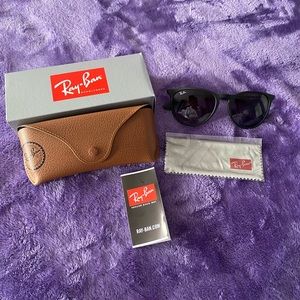 Brand New Ray Ban Erika Sunglasses in black